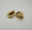 Boucles d'oreilles O.J. Perrin - Boucles d’oreilles clips créoles godronnées en or jaune 58 Facettes