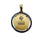 Pendentif A. Augis - Médaille d’amour en or jaune 18 carats, diamants et saphirs 58 Facettes