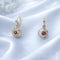 Boucles d'oreilles Boucles d’oreilles dormeuses anciennes vers 1900 en or 18K, platine, diamants et rubis 58 Facettes 1767