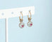 Boucles d'oreilles Boucles d’oreilles dormeuses anciennes vers 1900 en or 18K, platine, diamants et rubis 58 Facettes 1767