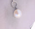 Pendentif Pendentif perle de culture et diamants en or blanc 18 K 58 Facettes AB 1081