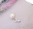 Pendentif Pendentif perle de culture et diamants en or blanc 18 K 58 Facettes AB 1081