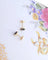 Boucles d'oreilles Boucles d'oreilles puces clous en or jaune 18K et quartz fumé 58 Facettes AA 1525