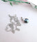 Collier Collier pendentif perle de Tahiti grise en or blanc 18 K 58 Facettes AA 1536