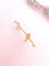 Pendentif Croix du Sud d'Agadez - Pendentif en or jaune 18 K et corail 58 Facettes AA 1634