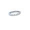 Bague 52 Alliance américaine vintage - Bague en platine et diamants 0,96 ct 58 Facettes 1755