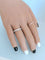 Bague 52 Alliance américaine vintage - Bague en platine et diamants 0,96 ct 58 Facettes 1755