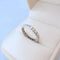 Bague 52 Alliance américaine vintage - Bague en platine et diamants 0,96 ct 58 Facettes 1755