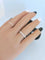 Bague 52 Alliance américaine vintage - Bague en platine et diamants 0,96 ct 58 Facettes 1755