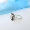 Bague 57.5 Bague vintage 1970-1980 saphirs et diamants en or gris 18 carats 58 Facettes 1757
