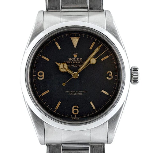 Montre Rolex Explorer 6610 - Montre Oyster en acier inoxydable (1958) 58 Facettes