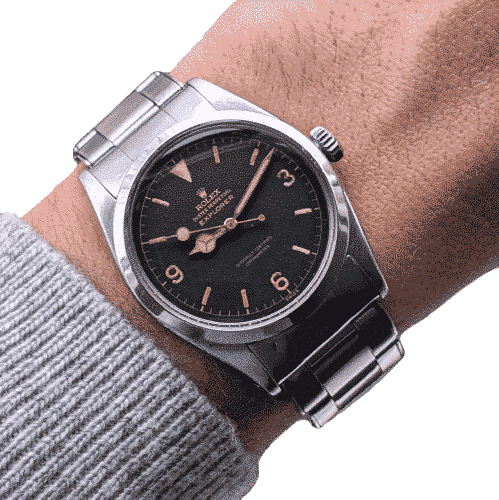 Montre Rolex Explorer 6610 - Montre Oyster en acier inoxydable (1958) 58 Facettes