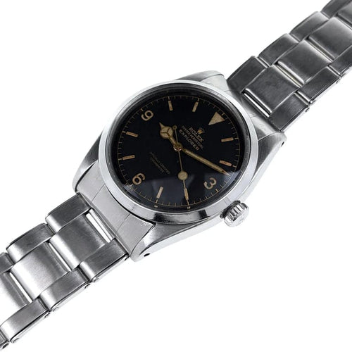 Montre Rolex Explorer 6610 - Montre Oyster en acier inoxydable (1958) 58 Facettes