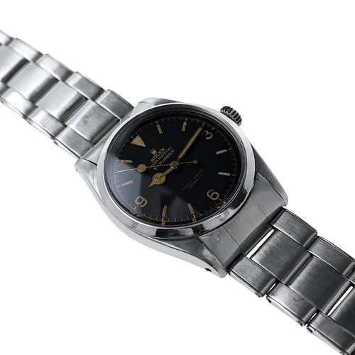 Montre Rolex Explorer 6610 - Montre Oyster en acier inoxydable (1958) 58 Facettes