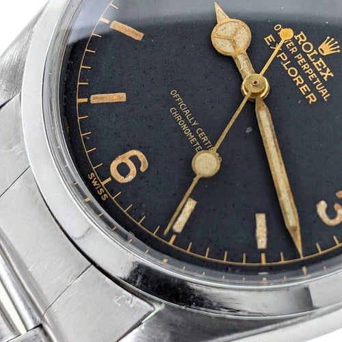 Montre Rolex Explorer 6610 - Montre Oyster en acier inoxydable (1958) 58 Facettes