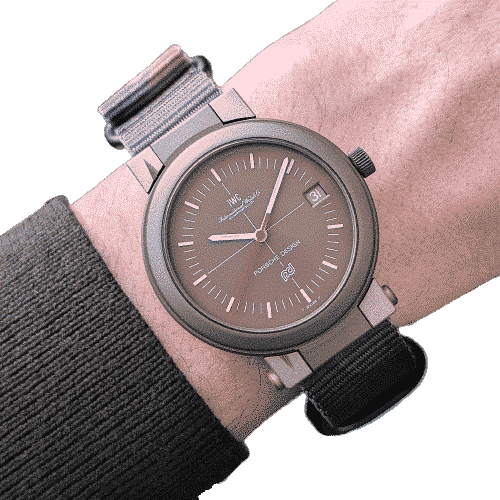 Montre IWC Schaffhausen Porsche Design - Montre Compass IW3510 olive, circa 1978 58 Facettes