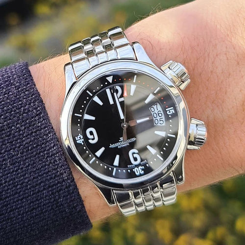 Montre Jaeger-LeCoultre Master Compressor - Montre automatique en acier Cal. 960 58 Facettes