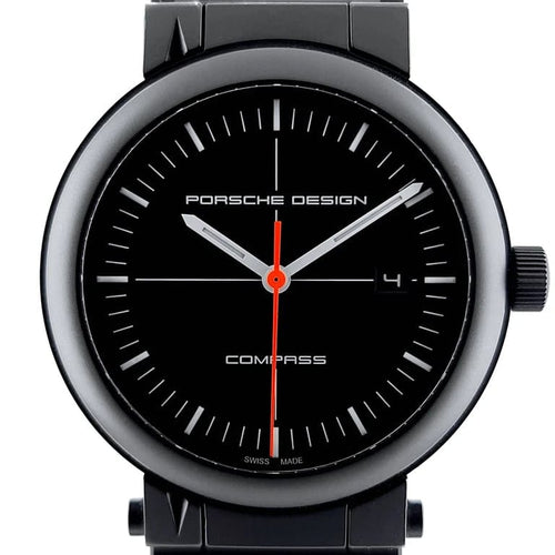 Montre Porsche Design Heritage - Montre Compass P6520 en titane PVD 58 Facettes