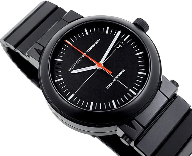 Montre Porsche Design Heritage - Montre Compass P6520 en titane PVD 58 Facettes