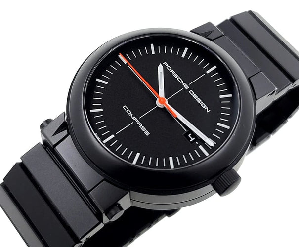 Montre Porsche Design Heritage - Montre Compass P6520 en titane PVD 58 Facettes