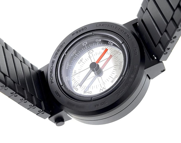 Montre Porsche Design Heritage - Montre Compass P6520 en titane PVD 58 Facettes
