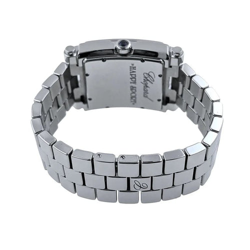 Montre Chopard Happy Sport XL - Montre en acier inoxydable avec diamants 58 Facettes