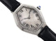 Montre Ferdinand Verger Frères - Montre tonneau en platine sertie de diamants 58 Facettes