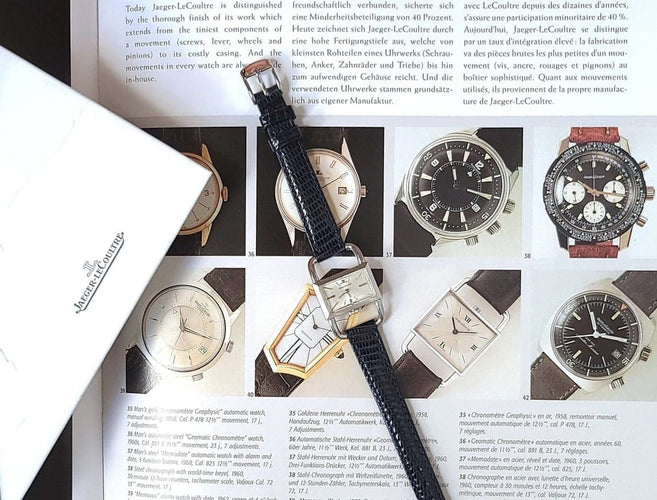 Montre Jaeger-LeCoultre - Montre Etrier « Footing » en acier 58 Facettes