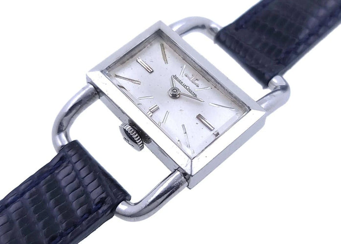 Montre Jaeger-LeCoultre - Montre Etrier « Footing » en acier 58 Facettes