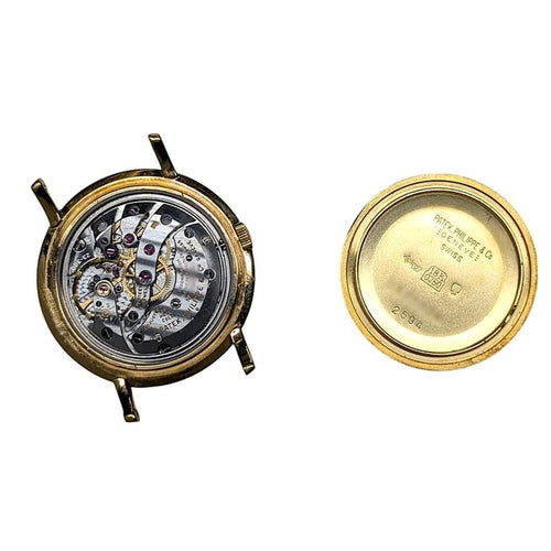 Montre Patek Philippe Calatrava - Montre Disco Volante réf. 2594 en or jaune 18 ct 58 Facettes