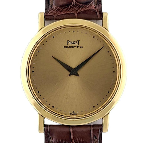 Montre Piaget Altiplano - Montre ultra-plate en or jaune 18 carats (réf. 7633) 58 Facettes