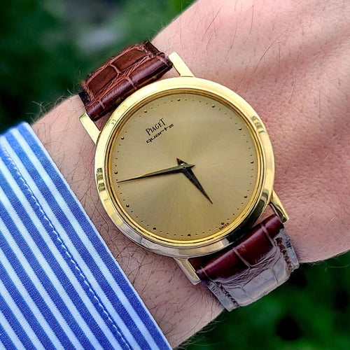Montre Piaget Altiplano - Montre ultra-plate en or jaune 18 carats (réf. 7633) 58 Facettes