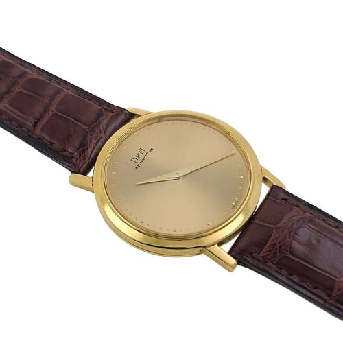 Montre Piaget Altiplano - Montre ultra-plate en or jaune 18 carats (réf. 7633) 58 Facettes