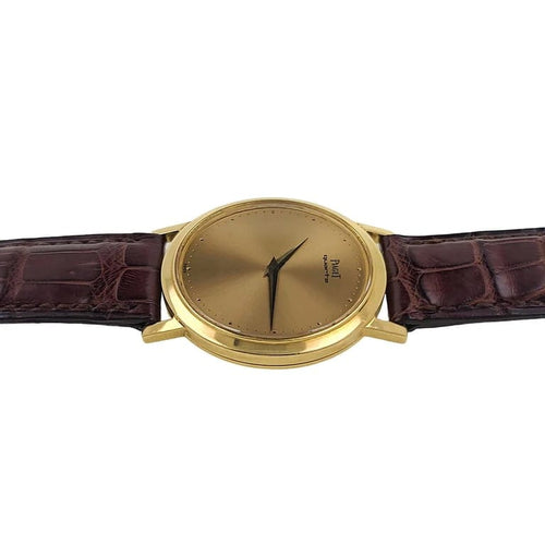 Montre Piaget Altiplano - Montre ultra-plate en or jaune 18 carats (réf. 7633) 58 Facettes