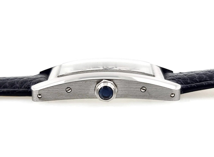 Montre Cartier Tank Américaine - Montre 2489 en or blanc 18 carats 58 Facettes