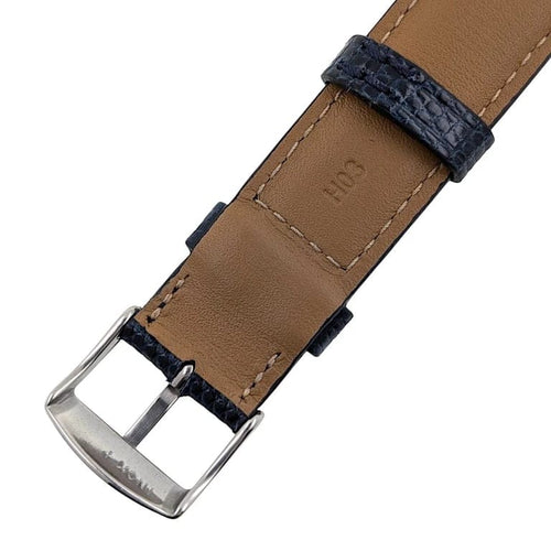 Montre Piaget Protocole 99042 - Montre rectangulaire ultra-plate en or blanc, cadran lapis-lazuli 58 Facettes