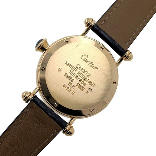 Montre Cartier Diabolo Date Large - Montre en or jaune 18 carats 58 Facettes
