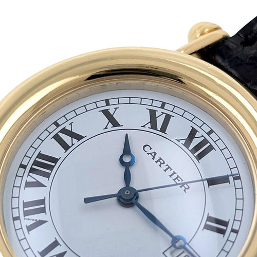 Montre Cartier Diabolo Date Large - Montre en or jaune 18 carats 58 Facettes