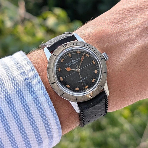 Montre Girard-Perregaux Deep Diver réf. 7897 - Montre de plongée vintage 58 Facettes