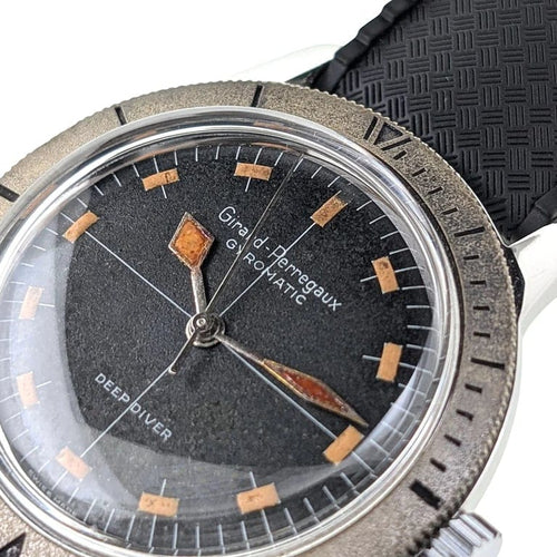 Montre Girard-Perregaux Deep Diver réf. 7897 - Montre de plongée vintage 58 Facettes