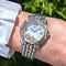 Montre Chopard Happy Sport Date - Montre en or 18 carats et acier, diamants et émeraudes 58 Facettes