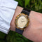 Montre Chopard Ellipse 5045/1 - Montre-bijou en or jaune 18 carats et œil-de-tigre 58 Facettes