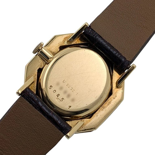 Montre Chopard Ellipse 5045/1 - Montre-bijou en or jaune 18 carats et œil-de-tigre 58 Facettes