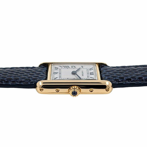 Montre Cartier Tank Louis Cartier - Montre Medium MM en or 18 carats 58 Facettes
