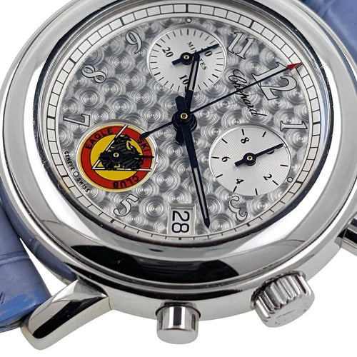 Montre Chopard - Montre chronographe Eagle Ski Club Gstaad réf. 8900 en acier 58 Facettes