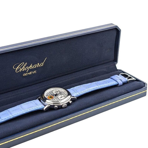 Montre Chopard - Montre chronographe Eagle Ski Club Gstaad réf. 8900 en acier 58 Facettes