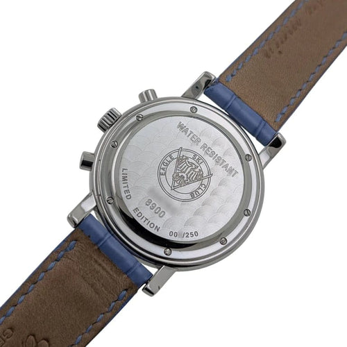 Montre Chopard - Montre chronographe Eagle Ski Club Gstaad réf. 8900 en acier 58 Facettes