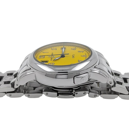 Montre Ulysse Nardin San Marco GMT - Montre automatique en acier cadran jaune 58 Facettes