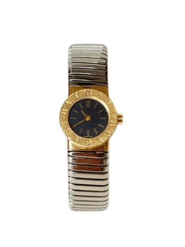 Montre BVLGARI Tubogas - Montre en or jaune 18 carats et acier BB192T 58 Facettes WC-2025-1569