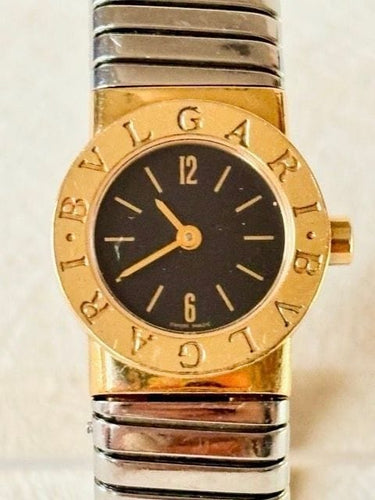 Montre BVLGARI Tubogas - Montre en or jaune 18 carats et acier BB192T 58 Facettes WC-2025-1569
